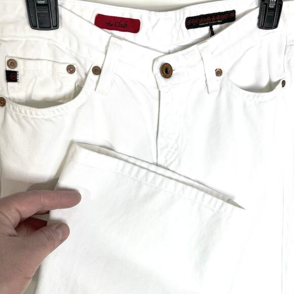 AG Women’s The Club White Bootcut Jean size 28 Regular - Picture 3 of 6